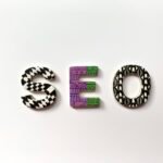 SEO letters on a clean background representing small business SEO foundations