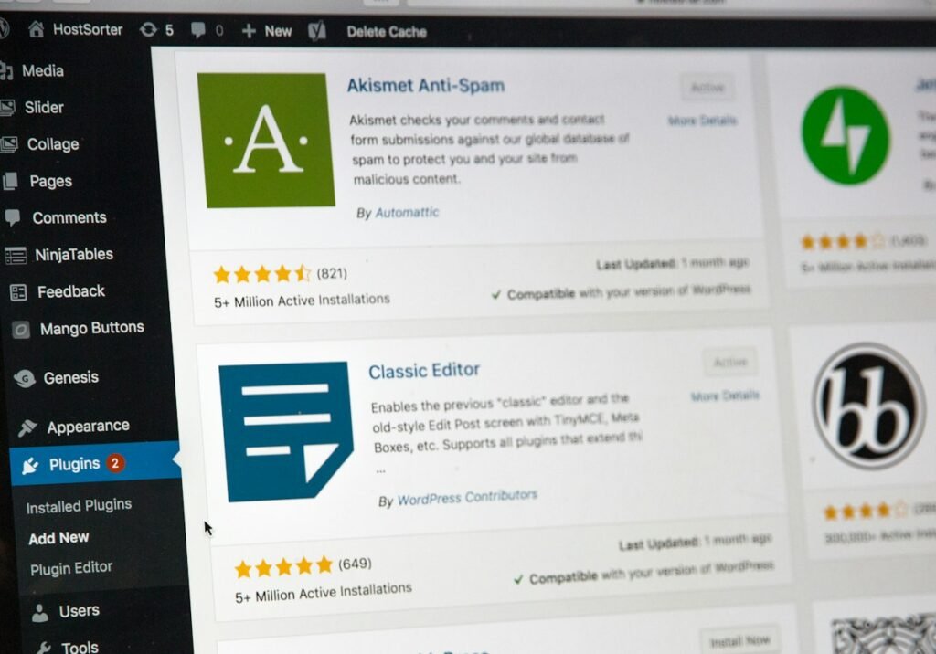 Homepage offering visitors several competing paths