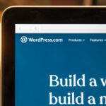 Speed test results for a WordPress website on a desktop monitor