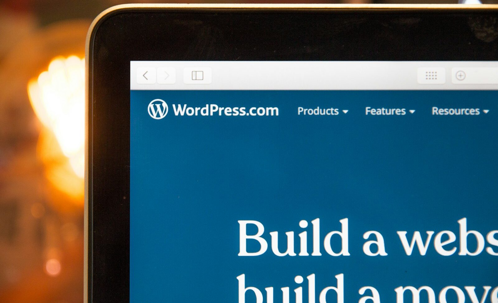 Speed test results for a WordPress website on a desktop monitor